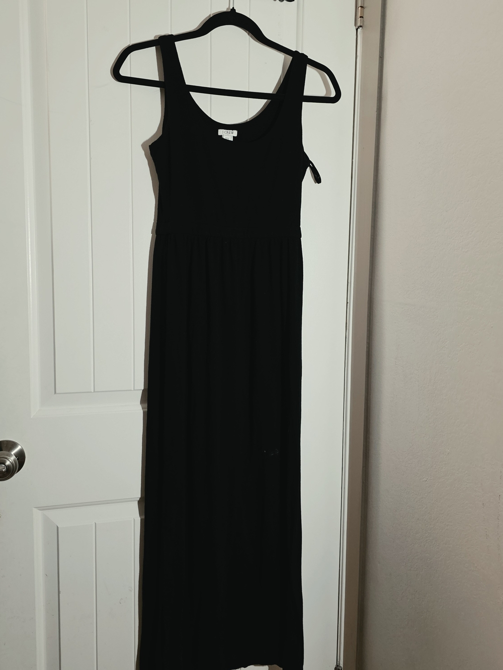 J. Crew Black Sleeveless Maxi Dress